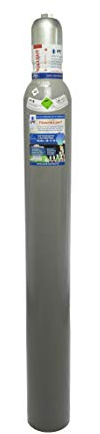 GPG Gase-Partner GmbH 10 kg Kohlensäure Flasche CO2 Flasche, Gasflasche (Eigentumsflasche) gefüllt mit Kohlensäure (CO2) / Lebensmittelqualität E290 LANGE Bauform, regeneriert TÜV bis 2028