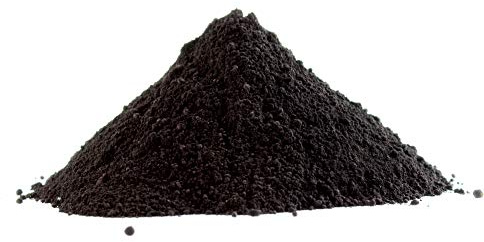 Eisenoxid Pulver Trockenfarbe Oxidfarbe Pigmentfarbe Pigmentpulver für Beton Estrich Zement Gips Putz Epoxidharz Boden Wand Garage etc. Schwarz - 25Kg (5x5Kg)