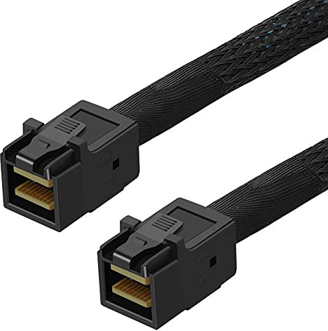 Twozoh Internal Mini SAS HD SFF-8643 to SFF-8643 Cable (0.5M)