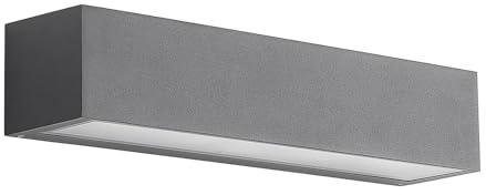 Arcchio Wandleuchte außen LengoE27 (spritzwassergeschützt (Modern) in Alu aus Aluminium (2 flammig, E27) - Außenwandleuchten Wandlampe Led Außenlampe Outdoor für Außenwand/Hauswand Haus
