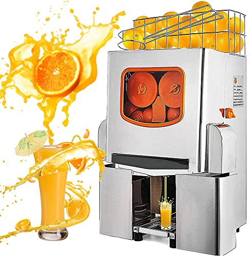 KRUZZO Machines de Presse-Agrumes Orange commerciales, Machine à éplucher automatiquement Les Boissons de jus Automatique 20 pièces/Min, Presse-Agrumes Orange électrique pour Presser Le jus A