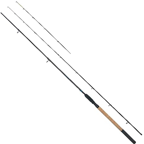 COLLATERAL 12-19F270 Angelrute, 2,7 m, 2 Stück, mit 2 Köcherspitzen, 1 Vollcarbon und einer Glasfaser, ideal für die Bodenfütterung von Fischen