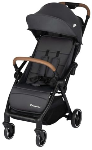Bebeconfort Sunlite, barnvagn 0–4 år lastkapacitet 22 kg, lätt resebarnvagn (7,2 kg), hopfällbar hopfällbar barnvagn kompakt stängning, Mineral Graphite