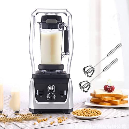 forplubossmmp Stand Mixer Smoothie Blender, Food Blender and Grinder with Timer & Speed ​​Adjustment, Commercial Blender Food Processors for Kitchen Milk Tea Coffee Dessert Shop 2.5L/5L,2.5L