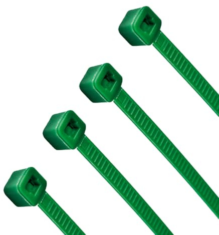 Blendend bridas de poliamida de 7,2 x 500 mm (20 uds), color verde, ideales para fijar, organizar y asegurar cables o componentes en proyectos.
