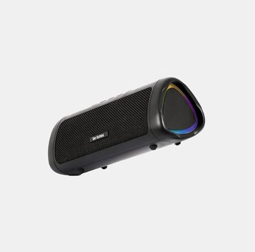 be tunes Bluetooth Lautsprecher – Kleine Musikbox mit LED-Licht – 24 Std Akku – Tragbare Partybox – Boombox IPX7 Wasserschutz für Indoor & Outdoor