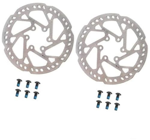 HUVNEXA 2 PCS Fahrrad-Scheibenbremsrotoren, Elektrorollerbremse, for Rotor, Scheibe, for Rotorbremsteile, for die meisten Rennräder, Mountainbikes Scooter-Bremsscheibe