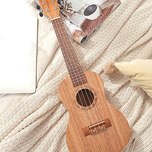 Ukulele Da 21 Pollici A 4 Corde Imitazione Legno Portatile Strumento A Corde Chitarra Ideale Per Bambini Principianti Per Esercizio E Giochi Musicali