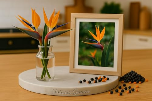 10 Graines Oiseau de paradis – Strelitzia reginae – Orange et bleu - Plante Fleur Tropicale - 296