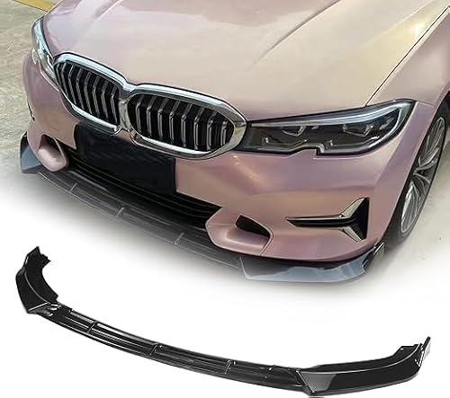 DRYFAL Auto Frontlippe Frontspoiler Lip Bodykit für BMW 3-Series G20 G21 2019-2021 Sport-Line Frontstoßstange Lippe Splitter Spoiler Diffusor Protector
