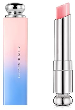 Zeit Farbwechsel Lippenpflegestift - Hydratisierender Getönter Lippenbalsam, Langanhaltender Wasserfester Lippenstift, Nicht Fettender Feuchtigkeitsstift mit Bienenwachs Olivenöl (#1, 29g)