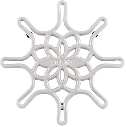 LODGE EC8ST13 Dessous de plat en fonte émaillée 20,3 cm, huître