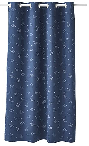 Vertbaudet Dino Verdunkelungsvorhang, 135 x 260 cm, Blau