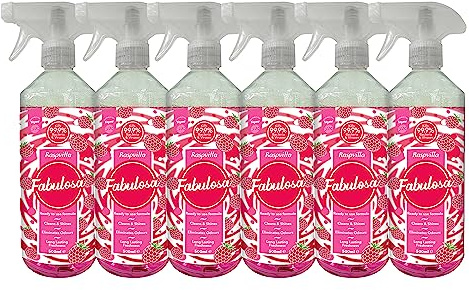 Fabulosa Antibacterial Disinfectant Spray, All Purpose Multi Surface Cleaner, 500ml, 6 pack, Raspvilla