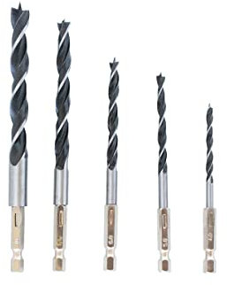 Forets à bois hélicoïdaux à tige hexagonale