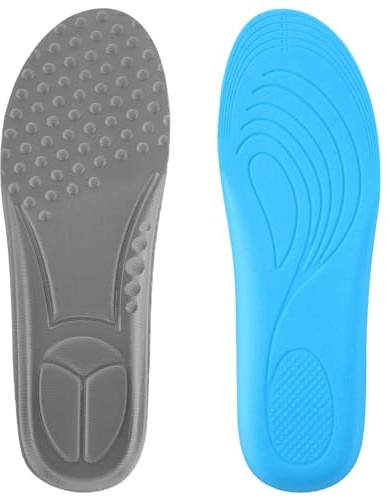 WLLHYF Schuheinlagen, Memory-Schaum-Einlegesohlen Zuschneidbar Komfort-Ersatzkissen Stoßdämpfung Dämpfende -Schuheinlagen Weiche Laufsport-Innensohlen für Damen und Herren (27-29.5cm)