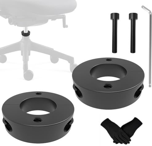 Editbar Bürostuhl Gasliftzylinders Entfernungswerkzeuge, 2 Stück Fix Sinking Bürostuhlklemmen zum Stoppen Absinkens, 28mm Stahl Neigungskontroll Werkzeugsatz