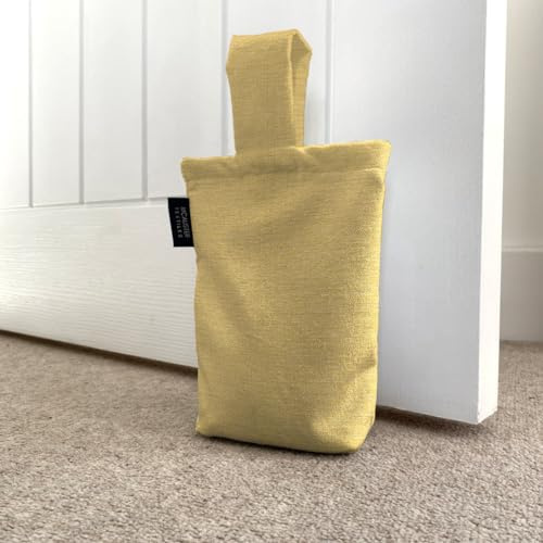 McAlister Textiles Lazio ungefüllter Türstopper Sack 21cm x17cm in Ockergelb