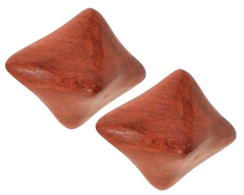 Holz Handgymnastikball 2 Stück für Entspannung und Übungen | Hand Therapy, Office Einsatz, Angenehmer Griff, Vielseitig Nutzbar, Elegantes Design