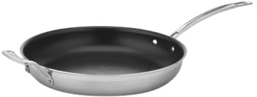 Cuisinart Multiclad Pro Stainless Steel Cast Aluminium Pan, Stainless Steel, 12 Inch