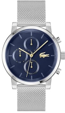 Lacoste Montre Multifonction pour Homme Collection Replay avec Bracelet en Acier Noir – 2011451