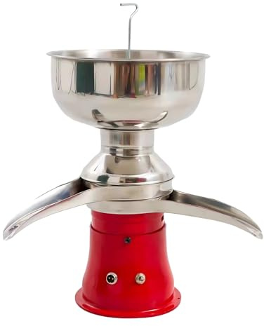 SHAHRYAR Milk Cow Cream Separator 30w,Electric Milk Skimmer,（13.2 Gallons/H ） 50l/H Production Capacity,9800-11000 Rpm,304 Stainless Steel,For Cream And Skim Milk