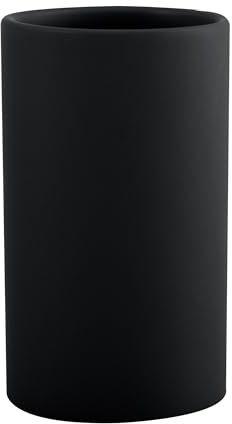 Spirella Gobelet Céramique Tube-Matt Noir Mat