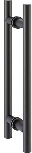 KWS Türgriff 8142, Länge 350 mm, Aluminium schwarz matt