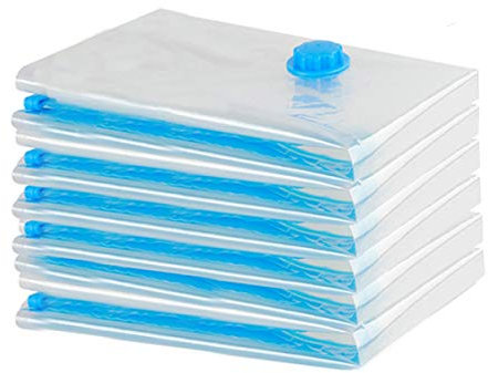 GQC Vakuumbeutel (6er Set) -Aufbewahrungsbeutel 60x40cm,100% dicht und extra robust - Vakuum Aufbewahrungsbeutel für Kleidung, Bettwäsche und vieles mehr (60 * 40 CM)