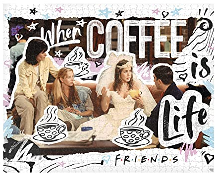 Paladone 1000 Pieces Friends Coffee is Life Jigsaw Puzzle