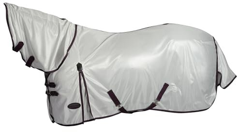 Weatherbeeta ComFiTec Essential Mesh II Combo Neck, Farbe:White/Maroon/Grey, Größe:160 cm / 7'0