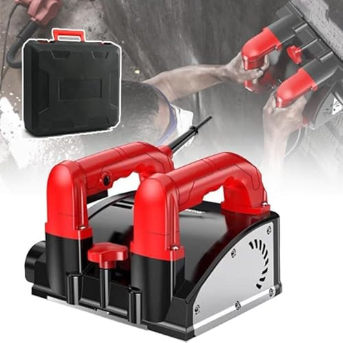 Pialla elettrica for muri - Potente piallatrice for calcestruzzo da 1600 W, larghezza 160 mm, profondità 1-4 mm, for appiattire e rinnovare vecchi muri