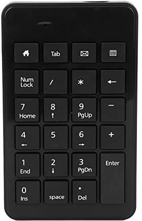 Denash Teclado Numérico, Tacto Cómodo, Material ABS de Poco Ruido, Teclado Numérico USB para XP para