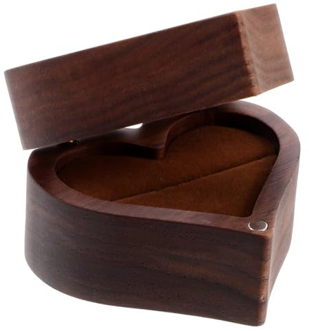 SAFIGLE Schmuckring Aufbewahrungsbox Ringhalter Für Verlobungsringe Hochzeitsringe Und Kleine Schmuckstücke Dekorative Box Für Stilvolle Präsentation Und Sichere Lagerung