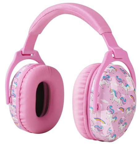 ZOHAN 030 Cascos Antiruido Niños con SNR 25 dB - Auriculares de Protección Auditiva Ajustables, Proteccion Auditiva para Niños con Autismo, Cascos Insonorizados para Estudiar,Conciertos,Escuela,Viajes
