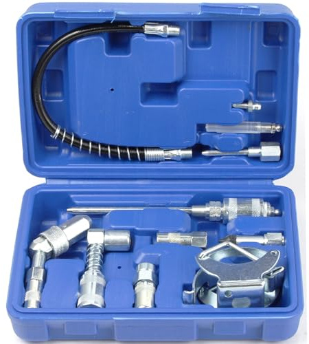 BandelOne enthält Adapter Zubehör Satz Verlängerung Fettschlauch Winkel für Fettpresse 11-tlg.