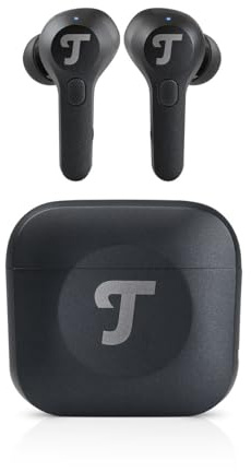 Teufel AIRY TWS PRO - True-Wireless In-Ear Bluetooth Kopfhörer mit Active Noise Cancelling, Transparenzmodus, Kabelloses Laden, IPX4 Wasserfest - Night Black