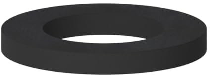 Rondelle donut en mousse – Donut de chasse d'eau, joint de valve de chasse de 3,8 cm, kit de joint de réservoir de toilette durable pour une étanchéité sans fuite entre le réservoir de toilette étroit