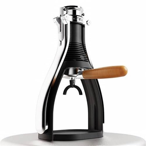 Macchina per caffè espresso a leva manuale, non richiede elettricità, camera d'acqua da 80 ml, struttura in alluminio e fibra di vetro, ideale per casa o in viaggio
