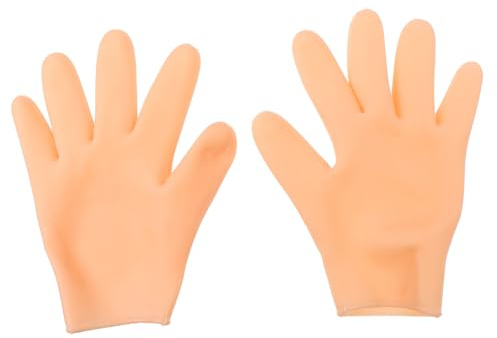 Hohopeti Guantes Hidratantes y Exfoliantes para Manos Terapéutica Cuidado Reparador para Seca y Áspera Color Talla