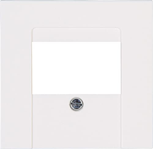 Kopp HK07 373129007 TAE Cover, 1-3 Ports (or 2-Way USB Socket), Colour: Pure White, Pack of 5