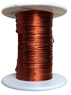 Alambre de cobre esmaltado de soldadura directa, diámetro 0,5 mm, 500 g, utilizado para transformadores, bobinas de bobinado, motores, bobinas inductivas, bobinas de altavoz.