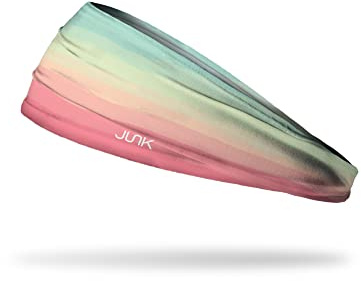 JUNK Brands Big Bang Lite Headband - Moisture-Wicking, Performance Fabric, Non-Slip, Sports Sweatband for Men & Women - One Size - Boca