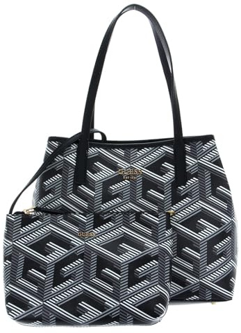 GUESS HWSA6995280BLO VIKKY TOTE Donna BLACK LOGO Taglia Unica