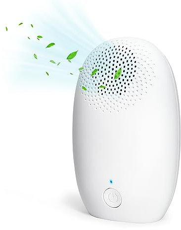 Kühlschränke Deodorizer USB, Mini Ozongenerator Geruchskiller Ozon Luftreiniger für Auto, Tragbar O3 Ozongenerator, Geruchsneutralisierer für Schuhschrank, 2000mAh Wiederaufladbarer