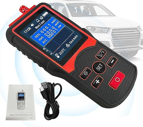 Jauge de rayonnement nucléaire, 17,5 x 7,5 cm, outil de comptage radioactif, compteur nucléaire numérique portable robuste avec alarme, accessoire de compteur de rayonnement pour mesurer le