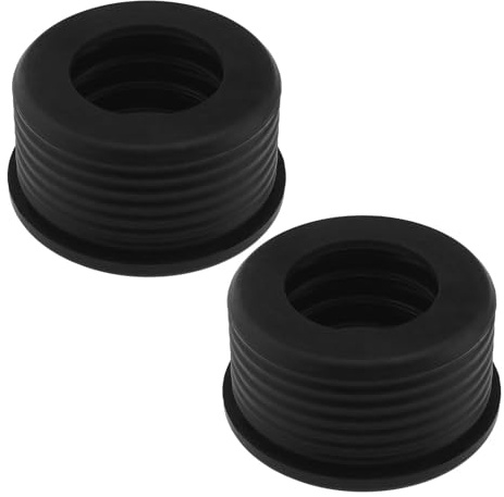 VGOL 2 Stück Siphon-Abflussrohr Gummimanschette Abflussrohr mit Außendurchmesser 50 Mm Innendurchmesser 32 mm Gummimanschette Abflussrohrverbinder für Waschbecken-Siphon
