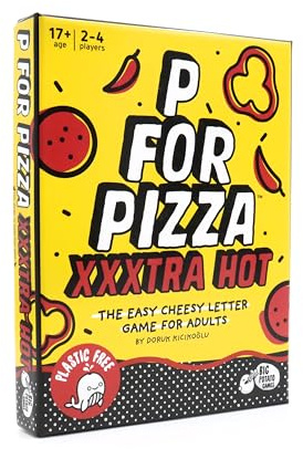 Big Potato P for Pizza Xxxtra Hot – Spicy Word Party Game for Adults & Friends | Hilarious, Innuendo-Filled Card Game for Game Nights, Parties, Hen & Stag Dos | Travel-Friendly, 2+ Players