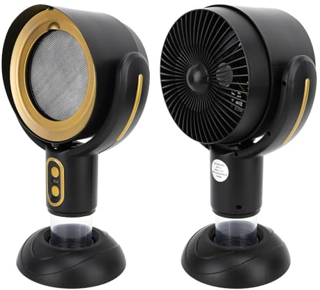 Campana Extractora Portátil, Campana Extractora de Escritorio con Ventilador Extractor de Adsorción Fuerte de 2 Velocidades, Ventilador Extractor de Cocina Portátil Desmontable