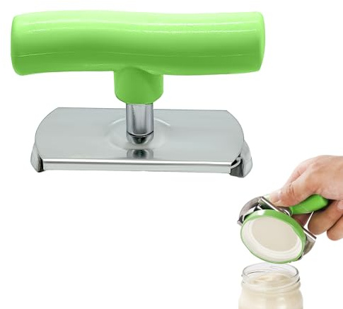 Vordpe Abridor de tarros para artritis sin esfuerzo, abridor de tarros para artritis, abridor de tapas de tornillo, abridor de latas para personas mayores (verde)
